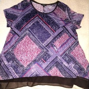 Woman's Long Short Sleeve short